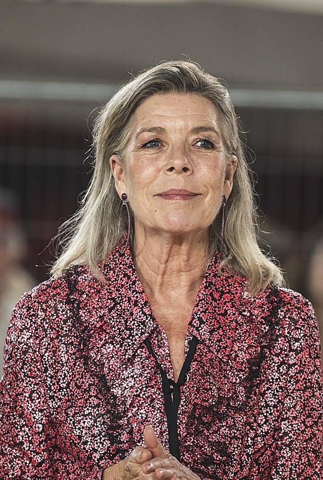 Carolina de Mónaco hace unos meses